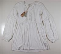 FAT FACE ELLIE LONGLINE LADDER LACE BOHO LONG SLEEVE BLOUSE TOP 972934 WOMEN UK6 - UK 6 Regular