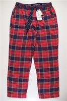 FAT FACE HASLEMERE CHECK COTTON PYJAMA BOTTOMS PANTS - RED 958987 - MEN XL - XL Regular