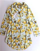 FAT FACE LEMON PRINT NIGHTSHIRT NIGHTDRESS NIGHTWEAR - IVORY 974494 - WOMEN UK6 - UK 6 Regular