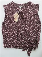 FAT FACE BILLIE FLOATING DAISY FLORAL BLOUSE WRAP TOP 974698 WOMEN UK12 16 - UK 12 / UK 16 Regular