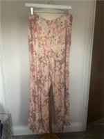 Fat Face Zelda Layered Floral Wide Leg Trousers Size Uk 12 Rrp &pound;59 Bnwt - 12 Regular
