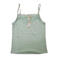 Fat Face Lace V-Neck Vest Green Haze UK12 - 12 Regular