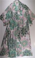 FAT FACE CELIA MOSAIC GEO PRINT LONG COVER UP KIMONO GOWN 975034 WOMEN UK18 - UK 18 Regular