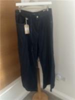 Fat Face Amberley Wide Leg Jeans Size Uk 14R Rrp &pound;59 Bnwt - 14 Regular