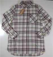 FAT FACE JANE CHECK COTTON LONGLINE LONG SLEEVE SHIRT TOP 970648 - WOMEN UK8 - UK 8 Regular