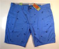 FAT FACE MAWES BIRDS EMBROIDERED COTTON 10" CHINO SHORTS - BLUE 977811 MEN W42 - 42 Regular