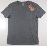 FAT FACE NATURAL DYE POCKET SHORT SLEEVE T-SHIRT TOP - GREY STONE 975244 MEN S - S Regular