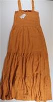 FAT FACE DANIELLE MAXI RELAXED BOHO DRESS - GOLDEN YELLOW 979848 - WOMEN UK12 - UK12 Regular