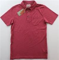 FAT FACE PERRANPORTH SHORT SLEEVE COTTON POLO SHIRT - BLUSHED RED 972939 MEN S - S Regular
