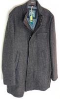 Fatface Pendeen grey tweed wool style overcoat size 3XL Tall NEW RRP &pound;169 - 3XL Big & Tall