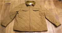 Fatface mustard yellow quilted jacket with corduroy collar size 3XL NEW - 3XL Regular