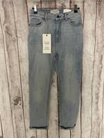 Fat Face Pale Blue Jeans Size 6 Washed Look Chesham Girlfriend Stretch -NEW TAGS - 6 Regular