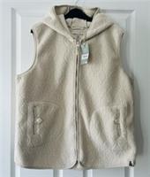 Ebb & Flow Fat Face Estelle Fleece Hooded Gilet Medium 42 Bust Body Warmer BNWT - M Regular
