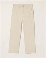 Fatface NAOMI Beige Cropped Trousers - UK 18 - W36/L24 - UK 18 Regular