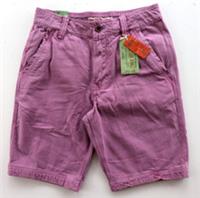 FAT FACE COVE FLAT FRONT 100% COTTON 10.5" CHINO SHORTS - LILAC 972758 - MEN W30 - 30 Regular