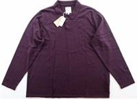 FAT FACE BRAUNTON POLO COTTON WOOL KNIT JUMPER - RAISIN 971893 MEN 3XL - 3XL Regular