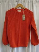 Fatface Ladies Anna Jumper Tomato Red Size 8 - 8 Regular