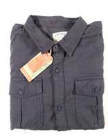FAT FACE DURHAM UTILITY COTTON LONG SLEEVE SHIRT GREY 970725 MEN 4XL TALL - 4XL Big & Tall