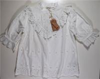 FAT FACE SIA BRODERIE LACE COTTON BUTTON BLOUSE TOP - WHITE 975871 WOMEN UK10 - 10 Regular