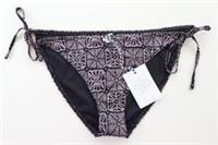 FAT FACE SEA STAR TIE SIDE BIKINI BOTTOMS BRIEFS SWIMWEAR BLACK WOMEN UK18 - 18 Regular