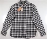 FAT FACE MILLER CHECK 100% COTTON LONG SLEEVE SHIRT - KHAKI GREEN 976853 MEN M - M Regular