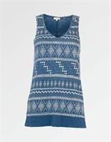 Fat Face - Women's - Alex LInen Tribal Cami - Blue/Indigo - Size 6 - BNWT - 6 Regular