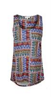 Fat Face - Women's - Eva Tribal Geo Cami - Multi- Size 8 - BNWT - 8 Regular