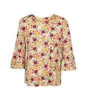 Fat Face - Women's - Ellery Bali Floral Top - Yellow - Size 8 - BNWT - 8 Regular