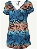 Fat Face - Women's - Milford Ombre Palm - Blue - Size 8 - BNWT - 8 Regular