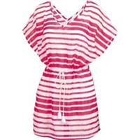 Fat Face - Women's - Woven Stripe Kaftan - Red/White - Size S/M - BNWT - S/M Regular