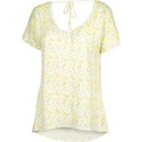 Fat Face - Women's - Linen Pineapple Tee - White - Size 8 - BNWT - 8 Regular