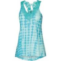 Fat Face - Women's - Bala Crochet Neck Cami Tie Dye - Blue - Size 6 - BNWT - 6 Regular