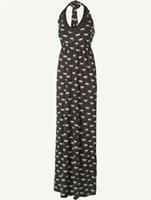 Fat Face - Women's - Bembridge Big Cat Halter Maxi Dress - Black - Size 6 - BNWT - 6 Regular