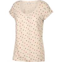 Fat Face - Women's - Southsea Rustic Diamond Tee - Ivory - Size 8 - BNWT - 8 Regular