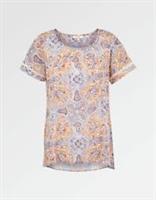 Fat Face - Women's - Hannah Sunset Paisley Top - White - Size 6 - BNWT - 6 Regular