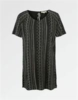 Fat Face - Women's - Cedar Sketched Stripe Longline - Black - Size 8 - BNWT - 8 Regular