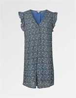 Fat Face - Women's - Nicola Jaquard Floral Dress - Blue - Size 8 - BNWT - 8 Regular