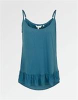 Fat Face - Women's - Frill Peplum Cami - Green - Size 6 - BNWT - 6 Regular