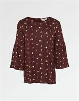 Fat Face - Women's - Frankie Petal Floral Top - Purple - Size 8 - BNWT - 8 Regular