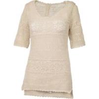 Fat Face - Women's - Harpford Lace T-Shirt - Ivory - Size 6 - BNWT - 6 Regular