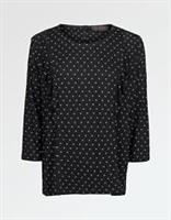 Fat Face - Women's - Liley Mono Dot Top - Black - Size 8 - BNWT - 8 Regular