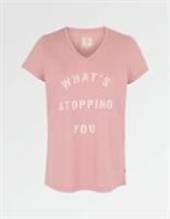 Fat Face - Women's - What's Stopping You Tee - Pink - Size 8 - BNWT - 8 Regular