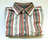 FAT FACE - STRIPED COTTON SHIRT - LONG SLEEVES - size S - UNWORN - FAST POST - Small Regular