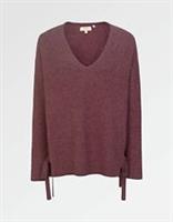 Fat Face - Women's - Sarah Tie Side Jumper - Purple - Size 6 - BNWT - 6 Comfort