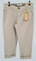 Fat Face - Women's - Lulworth Chino Crop - Natural/Pebble - Size 6 - BNWT - 6 Regular