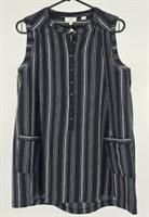 Fat Face - Women's - Amelia Stripe Longline - Black - Size 8 - BNWT - 8 Regular