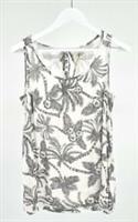 Fat Face - Women's - Pippa Mono Palm Cami -Ivory - Size 8 - BNWT - 8 Regular
