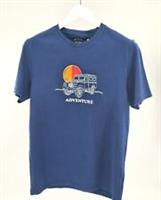 Fat Face - Men's - Adventure Vehicle Graphic Tee - Blue - Size XS - BNWT - XS Regular