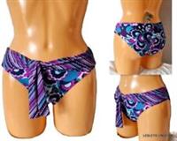 WOMENS FAT FACE BIKINI BOTTOM PURPLE JADE HIPSTER BRIEFS SWIMWEAR UK 8 BNWT - 8 Regular