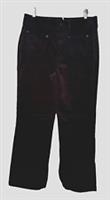 Fat face Black Cords Womens UK 10 Corduroy Wide Leg Stretch Trousers 29 Inch W - 10 Regular